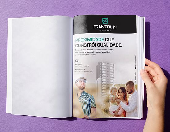 Institucional - Anúncio Revista - Construtora Franzolin